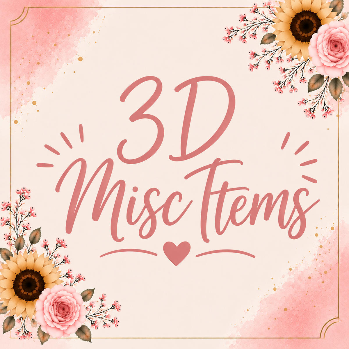 3D Misc Items